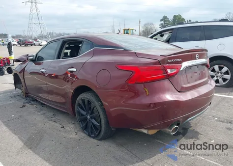 2016 Nissan Maxima 3.5 Sv из США, поврежденный, VIN 1N4AA6AP5GC426345